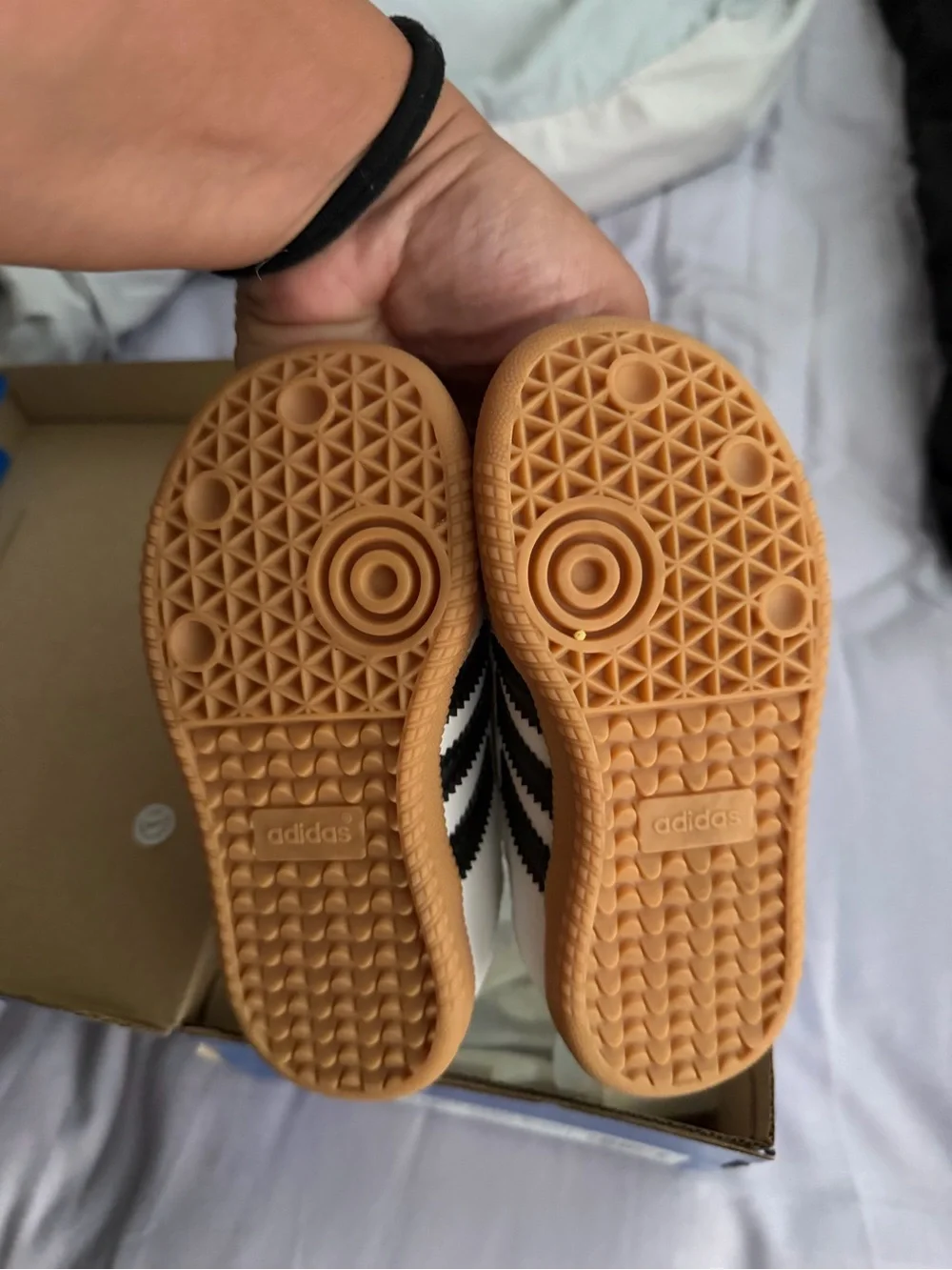 adidas White and Black Baby Mary Jane Walker Shoes